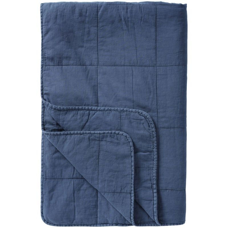 ib laursen vintage quilt indigo blå