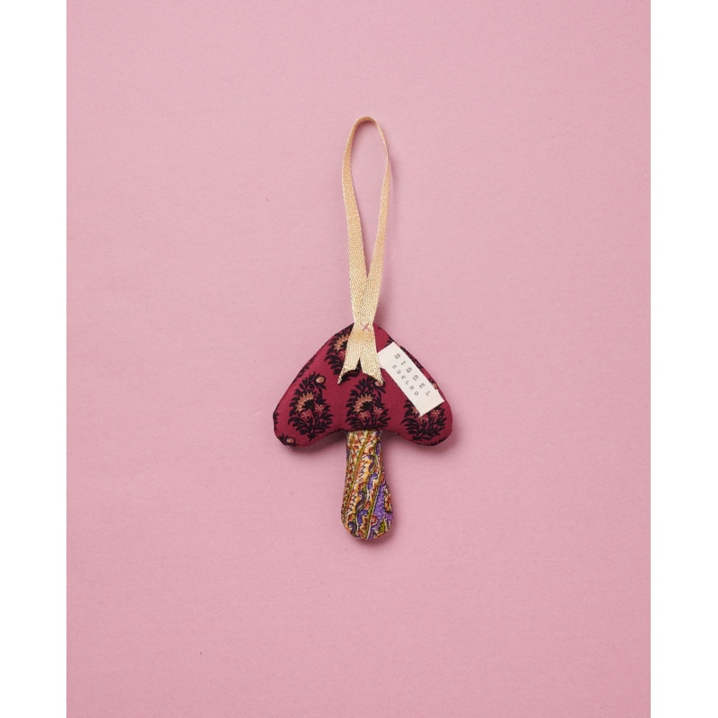 Mushroom SILK Ornament sissel edelbo